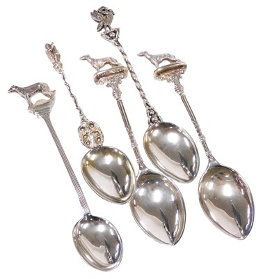 Lot 129 - A pair of Elizabeth II silver coffee spoons,...
