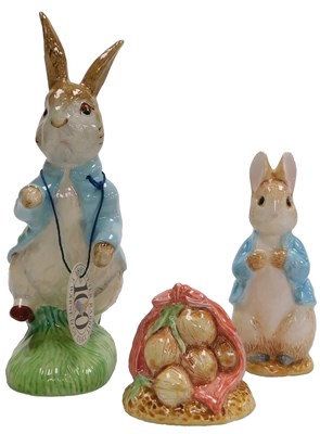Lot 182 - A Royal Albert Beatrix Potter figure of Peter...