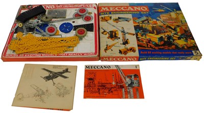 Lot 649 - A Meccano Site Engineering set number 5, boxed.