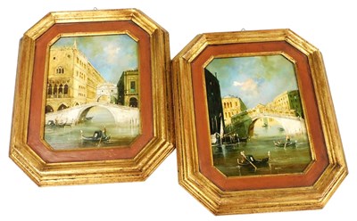Lot 239 - Italian School (20thC). View of the Doge's...