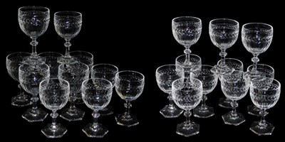 Lot 240 - A set of sixteen Villeroy & Boch wine glasses,...
