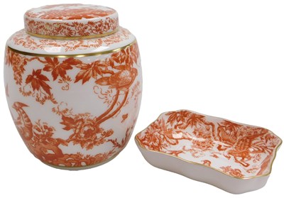 Lot 273 - A Royal Crown Derby porcelain Red Aves...