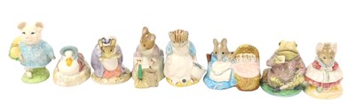 Lot 291 - Eight Royal Albert Beatrix Potter...
