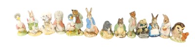 Lot 294 - Seven Royal Albert Beatrix Potter figures,...