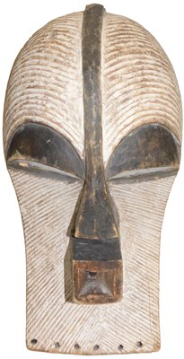 Lot 445 - A Congolese Songye tribal Kifwebe mask, with...