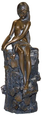 Lot 424 - A Giovanni Schoeman bronzed sculpture of a...