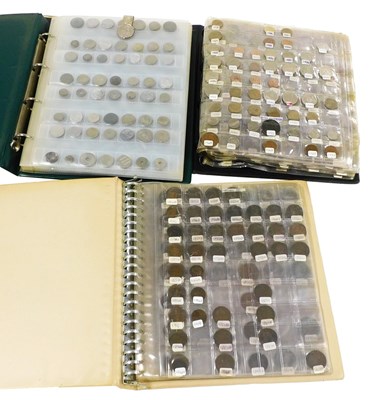 Lot 507 - Three albums of assorted coinage, including...