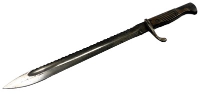 Lot 451 - A German 1898/05 Sawback "Butcher" bayonet, by...