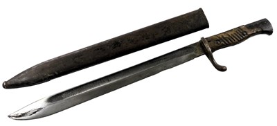 Lot 452 - A German WWI Gew 98 "Butcher" knife bayonet,...