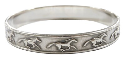 Lot 555 - A Rosemary Hethrington silver equestrian...