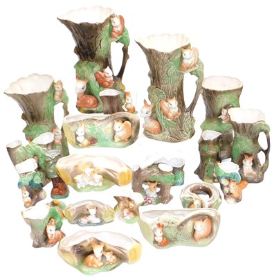 Lot 498 - A group of Eastgate pottery, Fauna wares,...