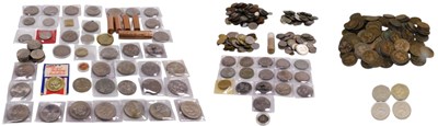 Lot 522 - English silver and copper coinage, including...