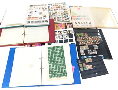 Lot 460 - Stamps.- World.- Stock books.- c.30 stock...