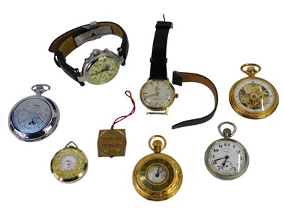 Lot 313 - A group of pocket watches, to include a West...