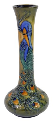 Lot 139 - A Moorcroft pottery Phoenix Bird pattern vase,...