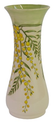 Lot 158 - A Moorcroft pottery Wattle pattern vase,...