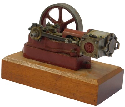 Lot 180 - A Stuart Turner horizontal engine, in burgundy,...
