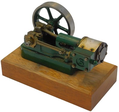 Lot 181 - A Stuart Turner horizontal engine, in green,...