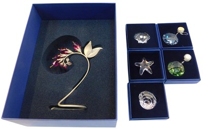 Lot 392 - A group of Swarovski crystal, to include a...