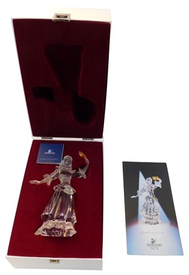 Lot 393 - A Swarovski crystal figure modelled...