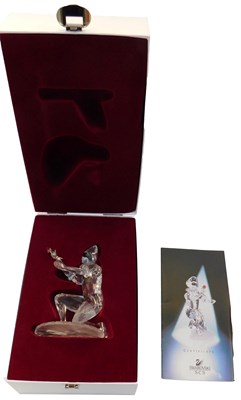 Lot 394 - A Swarovski crystal figure modelled as...