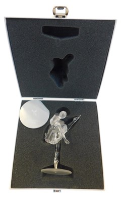 Lot 396 - A Swarovski crystal figure modelled as a...