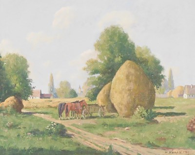 Lot 589 - Joseph Harencz (Hungarian 1899-1969). Country...