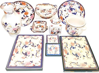 Lot 639 - A group of Masons ironstone Mandalay pattern...