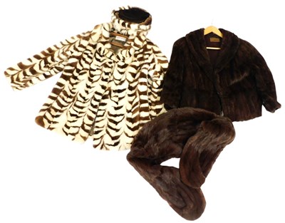 Lot 645 - A short mink jacket by Griffin & Spalding of...