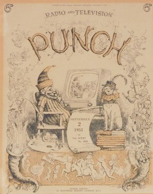 Lot 588 - A Punch magazine front cover, for September 2...