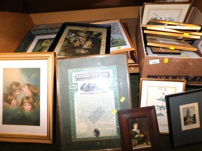 Lot 2005 - Pictures, prints, etc., to include Chicago and...