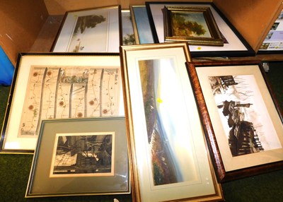 Lot 2015 - Various pictures, prints, etc., to include G...