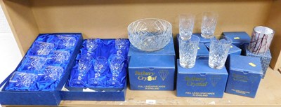 Lot 2038 - A group of Tutbury lead crystal glassware,...