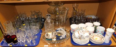Lot 2049 - Various glassware, drinking glasses, cut glass...