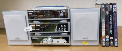 Lot 2080 - A Hitachi sound system, comprising CD player,...