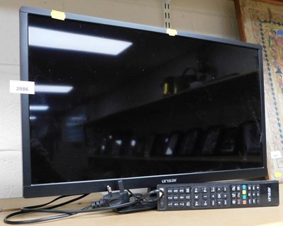 Lot 2086 - A Linsar 24" television, with lead and remote.