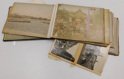 Lot 2106 - A photograph album containing various early...