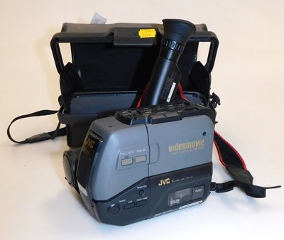 Lot 2107 - A JVC camcorder, in canvas case.