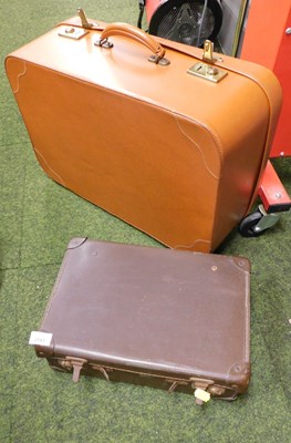 Lot 2143 - Two mid 20thC suitcases.