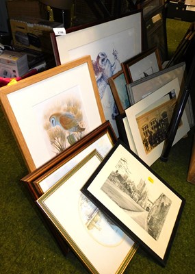 Lot 2166 - Various pictures, prints, etc., to include...