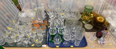 Lot 2182 - A group of glassware, to include drinking...