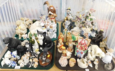 Lot 2216 - Various figures, to include a Capodimonte...
