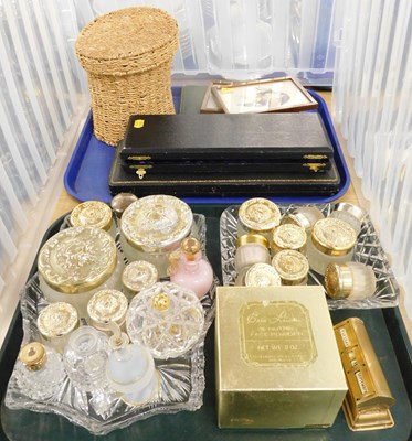 Lot 2218 - Various dressing table bottles, an Estee...