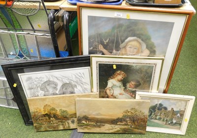Lot 2224 - Pictures, prints, etc., to include after...