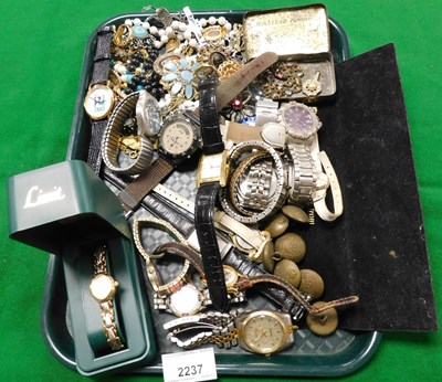 Lot 2237 - Various wristwatches, lady's and gentleman's,...