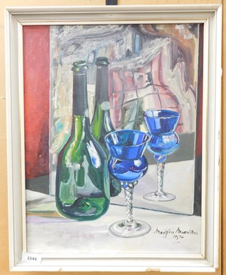 Lot 2244 - Margery Macmillan. Still life depicting two...