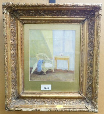 Lot 2246 - 20thC School. Study of a table before window...