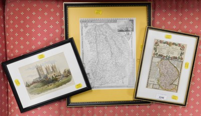 Lot 2249 - After Emanuel Bowen. The Road from Nottingham...