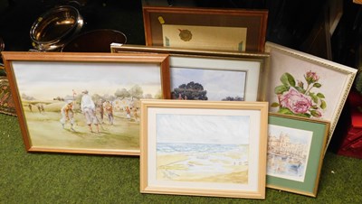 Lot 2264 - Various pictures, prints, etc., to include...