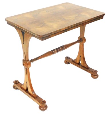 Lot 741 - A late Regency rosewood occasional table, with...